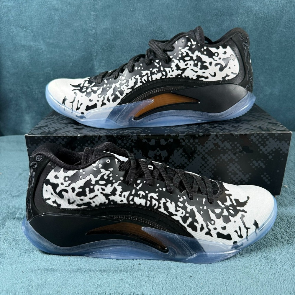 Jordan Zion 3 Gen Zion Men's Black White Laser Sneaker Low Top Size 9 DR0675-018